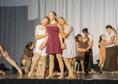 A group of girls & womens doing stage dramas